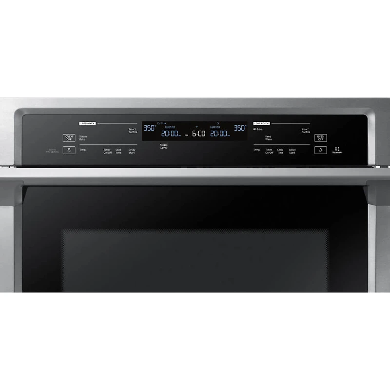 30 inch Stainless Smart Double Wall Oven with Steam Cook