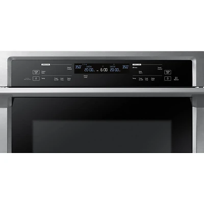 30 inch Stainless Smart Double Wall Oven with Steam Cook