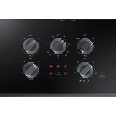 36 inch Black Stainless 5 Burner Electric Cooktop