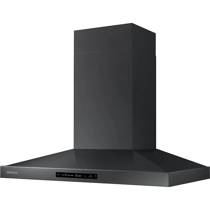 36 inch Black Stainless Wall Mount Chimney Range Hood - OPEN BOX