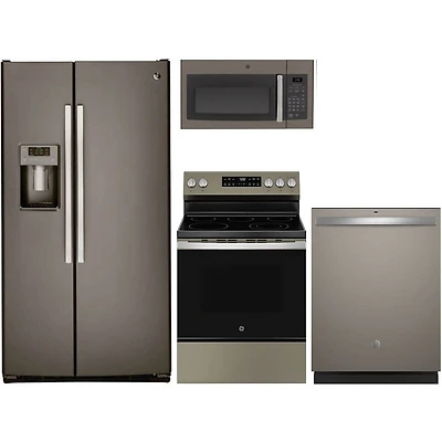 4 Pc. Slate Side-by-Side Kitchen Package