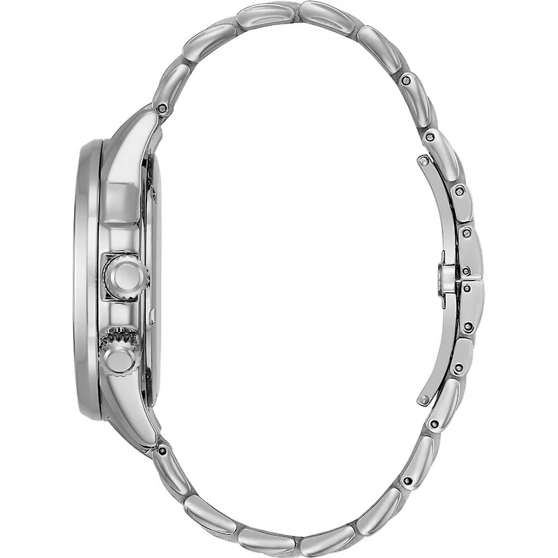 Mens Calendrier Eco-Drive Stainless Steel Watch