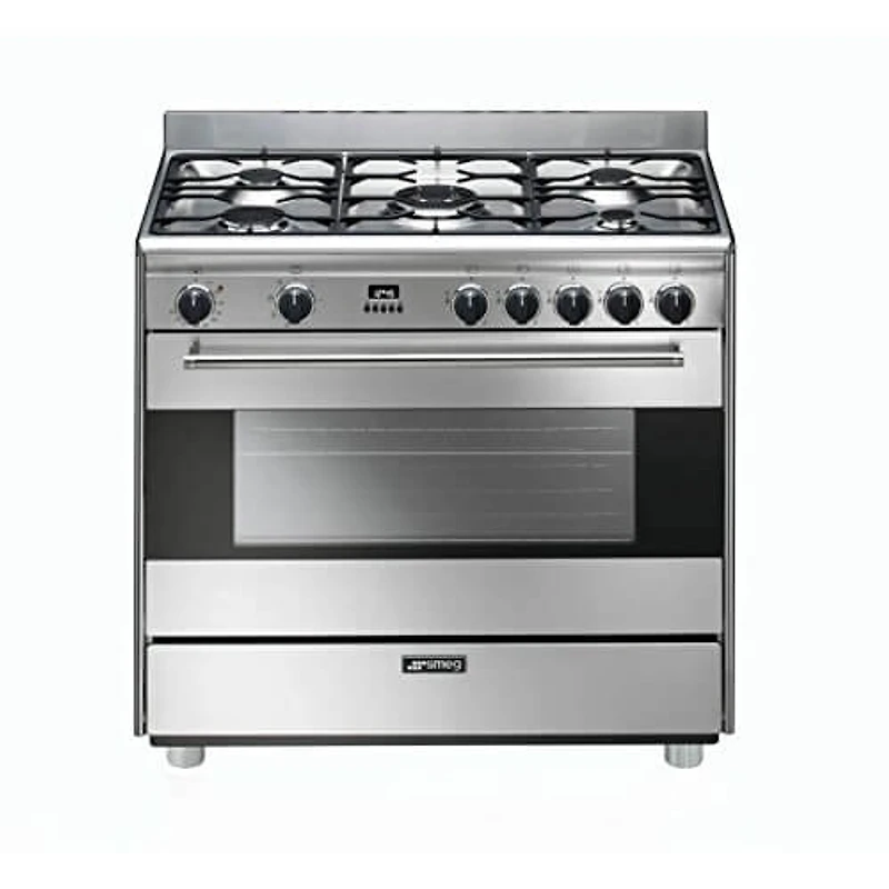 4.4 Cu. Ft. 5 Burner Stainless Dual Fuel Range