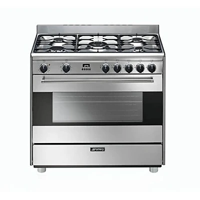 4.4 Cu. Ft. 5 Burner Stainless Dual Fuel Range