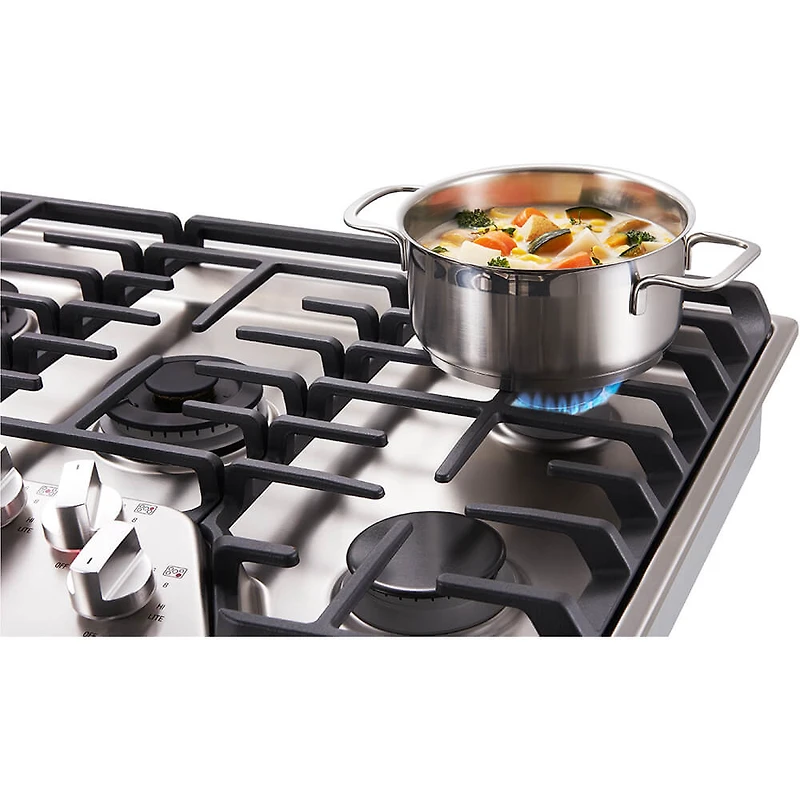 30 inch 5 Burner Stainless Gas Cooktop - OPEN BOX