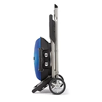TravelQ 285 Scissor Cart Portable Grill - Blue - OPEN BOX