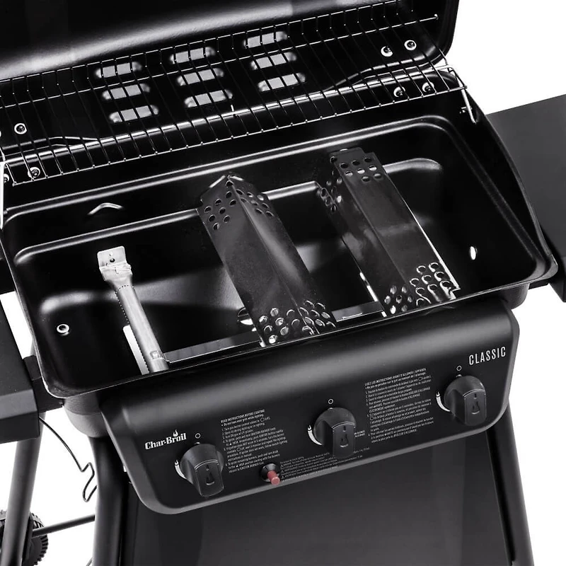 Classic 3 Burner Gas Grill - Black - OPEN BOX