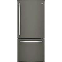 21 Cu. Ft. Slate Bottom Freezer Refrigerator