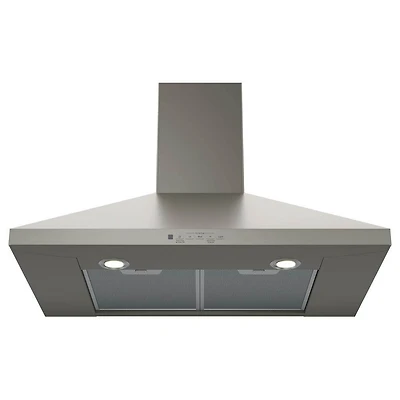 Slate Wall-Mount Pyramid Chimney Hood