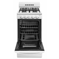 2.6 Cu. Ft. Freestanding White Gas Range