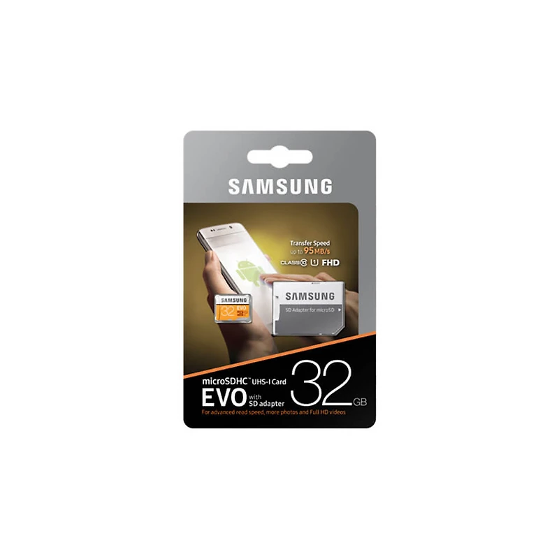 32GB MicroSDXC EVO Memory Card w/ Adapter - OPEN BOX