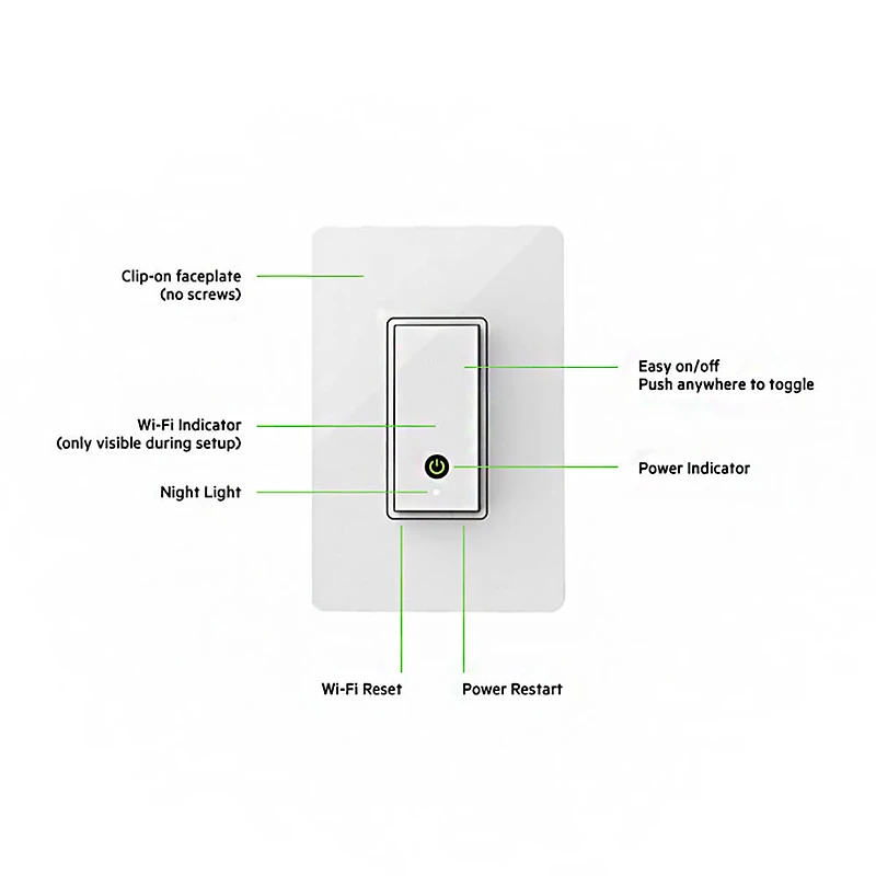 Wemo Light Switch - White - OPEN BOX