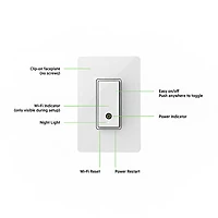 Wemo Light Switch - White - OPEN BOX