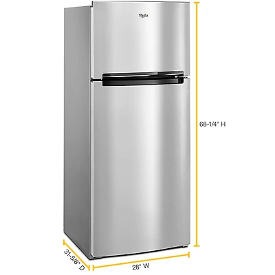 17.6 Cu. Ft. Stainless Top Freezer Refrigerator
