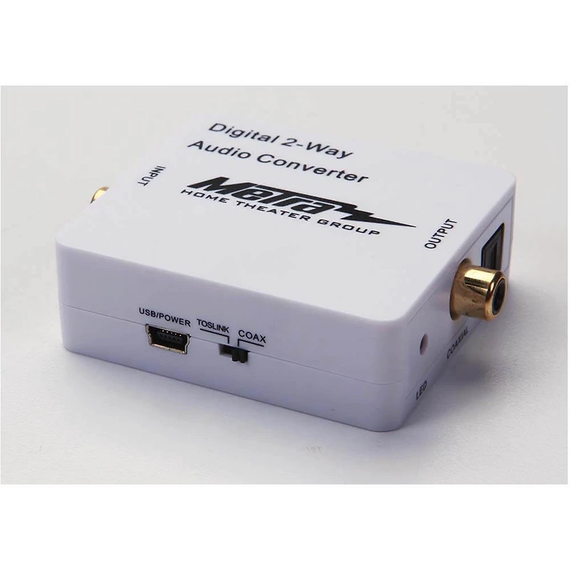 Optical Digital-to-Coaxial Digital Signal Converter - OPEN BOX