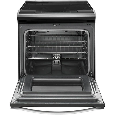 4.8 Cu. Ft. Slide-In Smooth Top Stainless Steel Electric Range - OPEN BOX