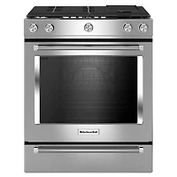 6.5 Cu. Ft. Slide-In Stainless Steel Gas Range
