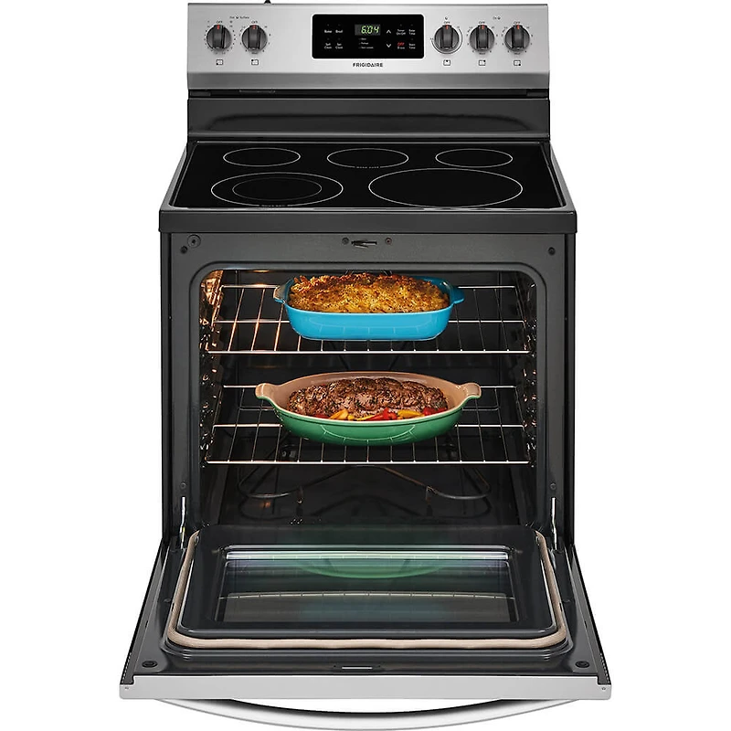 5.3 Cu. Ft. Freestanding Stainless Steel Electric Range - OPEN BOX