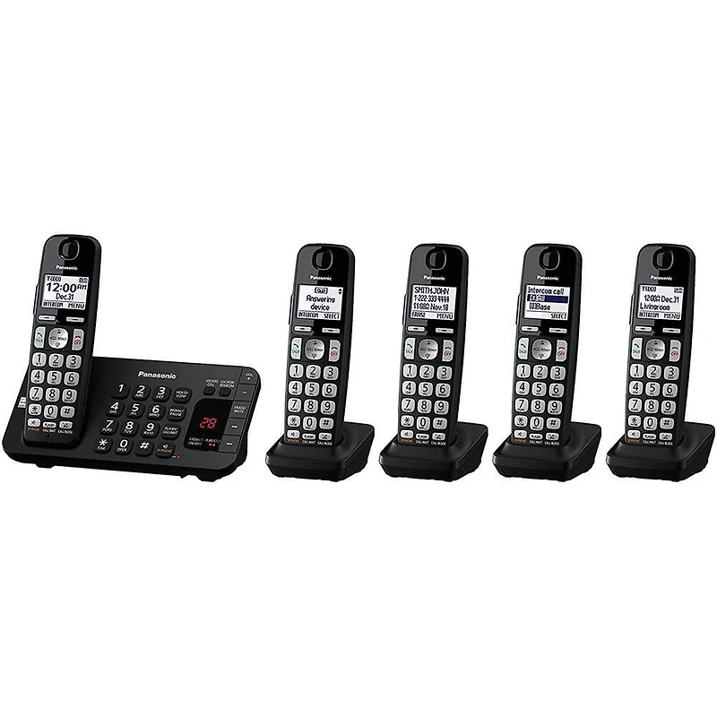 Expandable Cordless Phone - 5 Handsets OPEN BOX