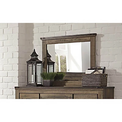 Trinell Bedroom Dresser Mirror - Brown
