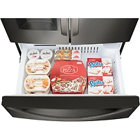 28 Cu. Ft. Black Stainless 4-Door French Door Refrigerator