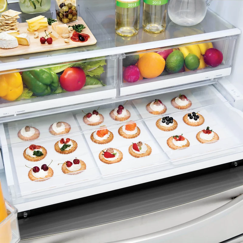 28 cu.ft. 4-Door French Door Refrigerator - Stainless Steel - OPEN BOX