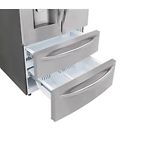 28 cu.ft. 4-Door French Door Refrigerator - Stainless Steel - OPEN BOX