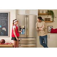 28 cu.ft. 4-Door French Door Refrigerator - Stainless Steel - OPEN BOX