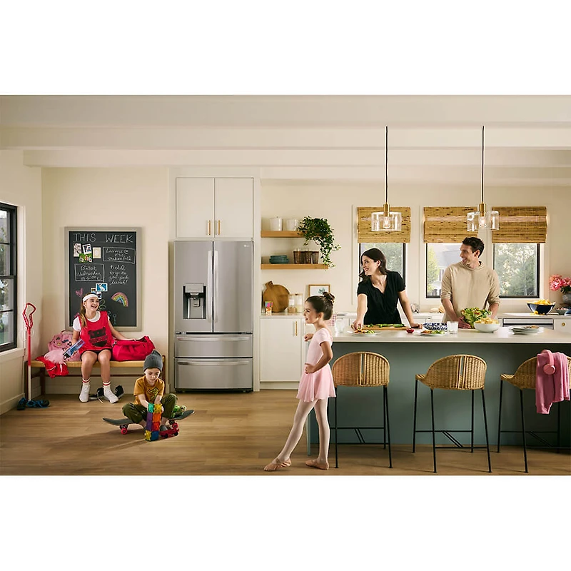 28 cu.ft. 4-Door French Door Refrigerator - Stainless Steel - OPEN BOX