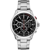 Mens Silver Core Solar Watch