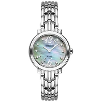 Womens Silver Tressia Solar Watch