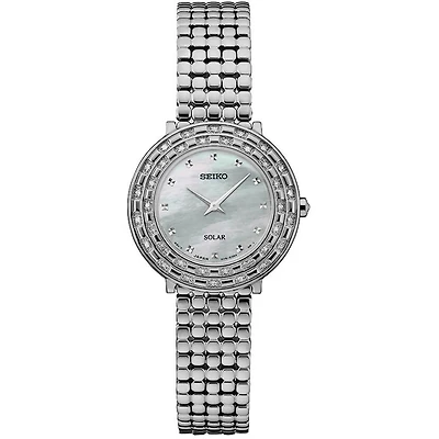 Womens Silver Tressia Solar Watch