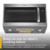 1.7 Cu. Ft. Stainless Over-the-Range Microwave