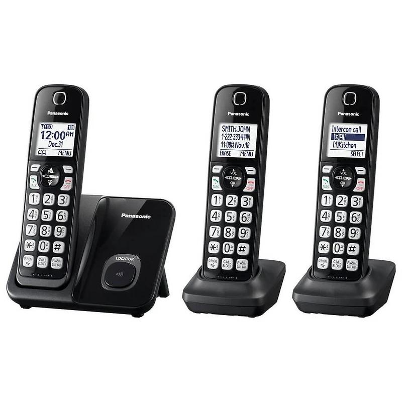 Expandable Cordless Phone - 3 Handsets OPEN BOX