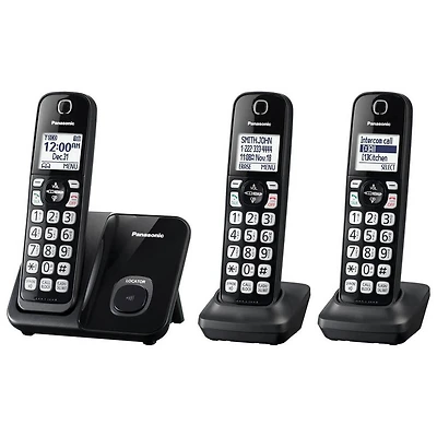 Expandable Cordless Phone - 3 Handsets OPEN BOX
