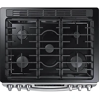 5.8 cu. ft. Stainless Slide-in Gas Range with Fan Convection