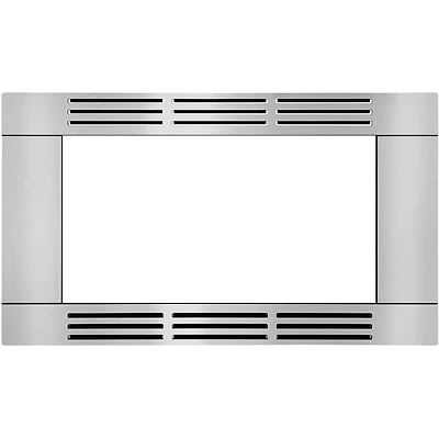 27 inch Stainless Steel Microwave Trim Kit - OPEN BOX