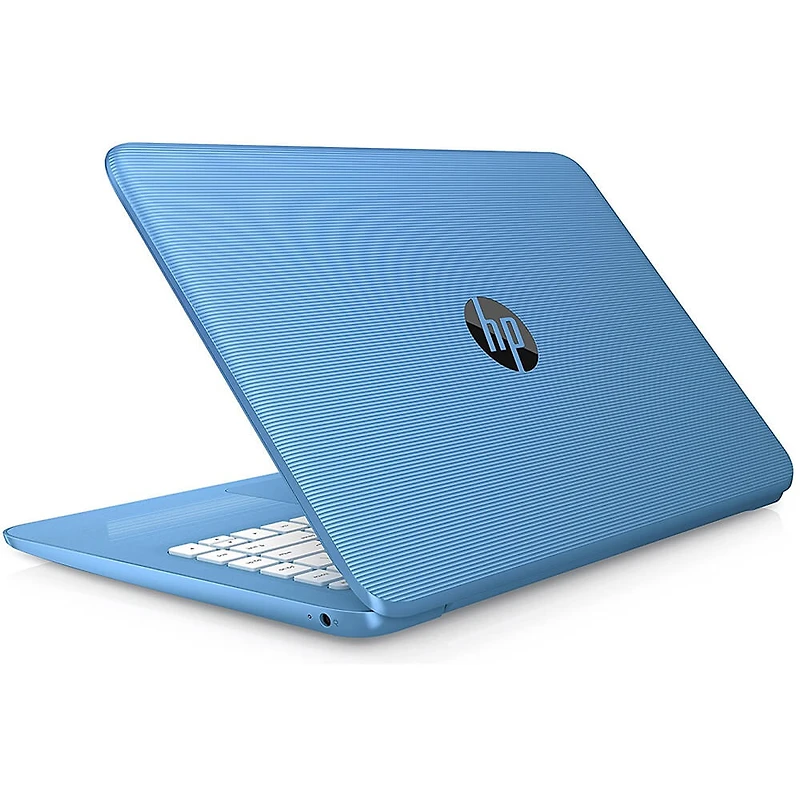 Stream 14 inch Celeron N3060, 4GB RAM, 32GB eMMC HD, Windows 10 Laptop - Aqua Blue