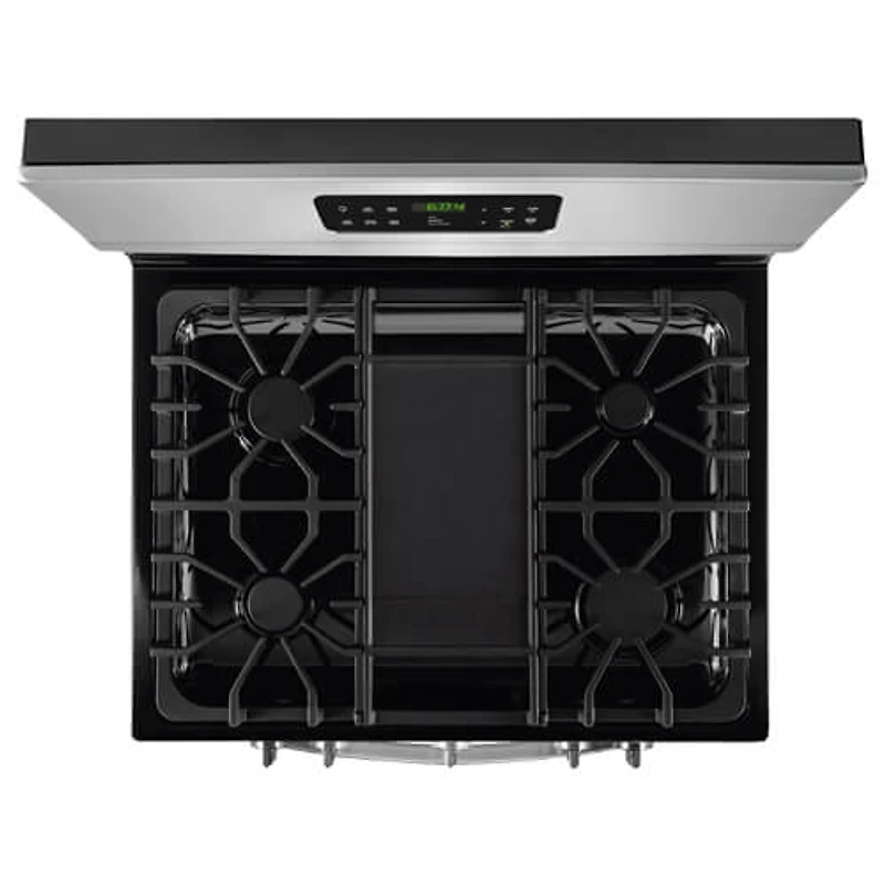 5 Cu. Ft. Stainless 5 Burner Gas Range - OPEN BOX