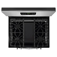 5 Cu. Ft. Stainless 5 Burner Gas Range - OPEN BOX