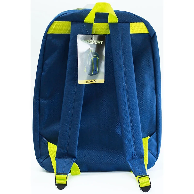 Blue and Neon Boys Backpack - 18 inch