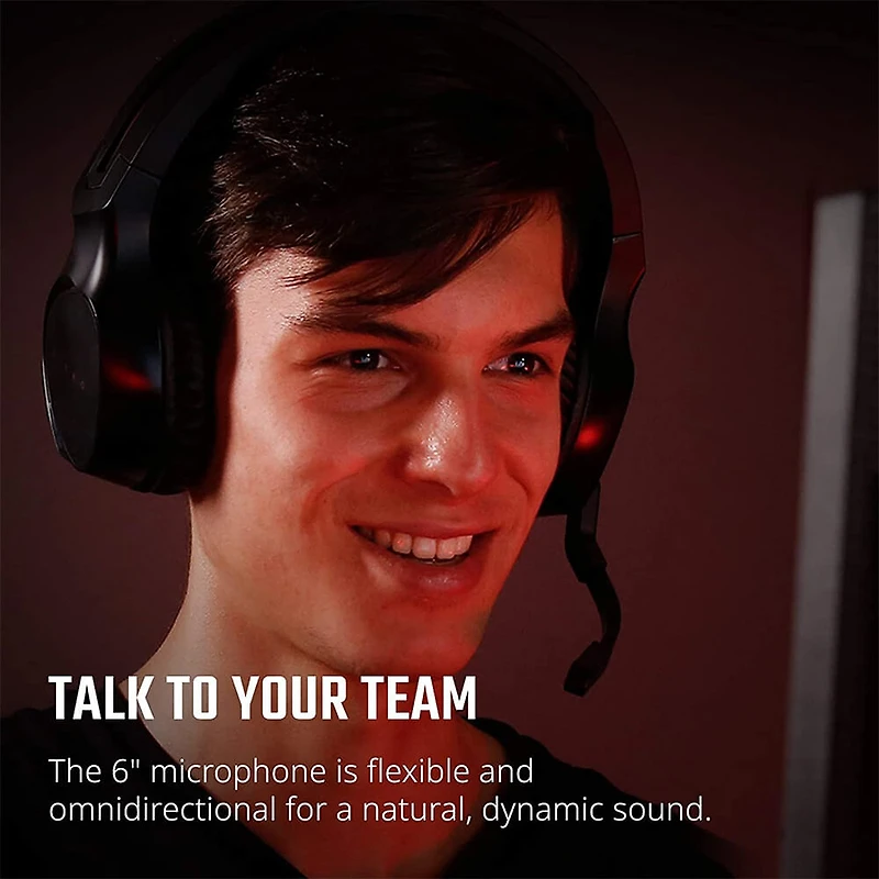 Nitro Gaming Headset with Flexible Omni-directional Mic - OPEN BOX