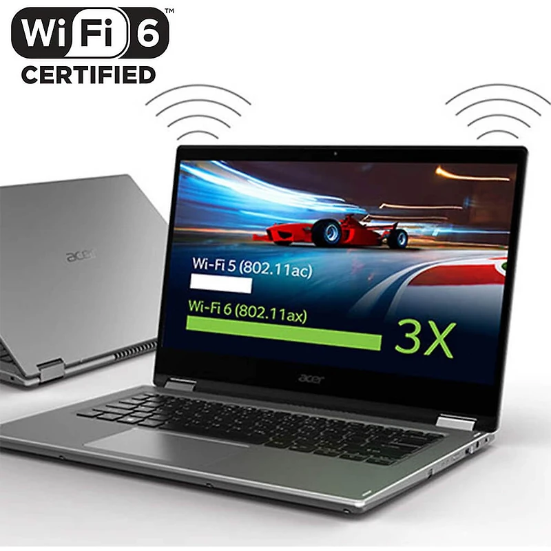 Spin 3 Convertible Laptop, 14 inch Full HD IPS Touch, 10th Gen Intel Core i5-1035G4, 8GB LPDDR4, 512GB - OPEN BOX