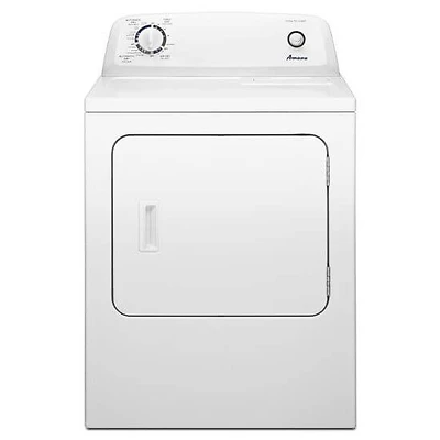 6.5 Cu. Ft. White Top Load Electric Dryer 