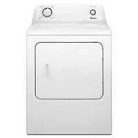 6.5 Cu. Ft. White Top Load Electric Dryer 