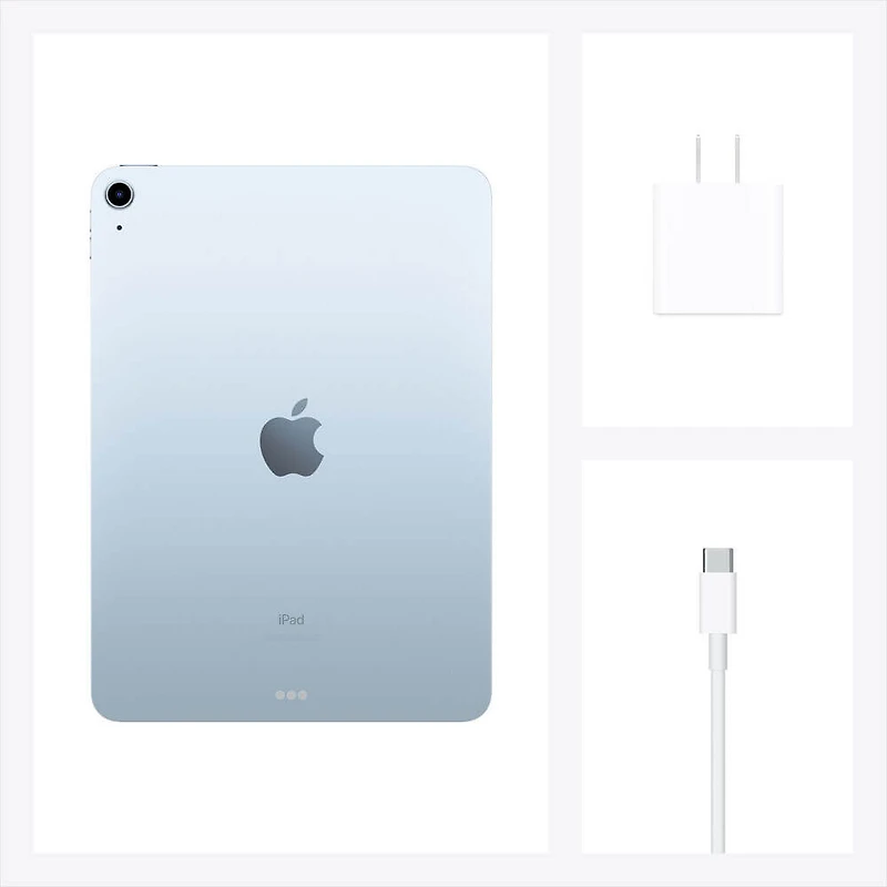 iPad Air 10.9 inch with Wi-Fi - 64GB - Sky Blue - OPEN BOX - Recertified