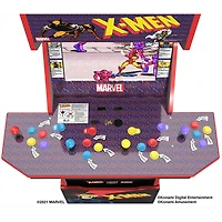 X-Men 4 Player Arcade Cabinet with Riser and Stool - OPEN BOX