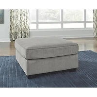 Altari Oversized Ottoman - Alloy