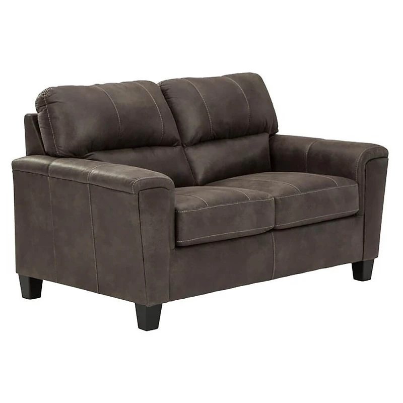 Navi Loveseat - Smoke - OPEN BOX