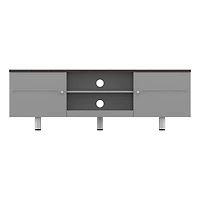 White Sands 1500TV Stand - White and Light Wood - OPEN BOX